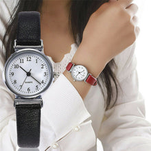 Load image into Gallery viewer, Women’s Casual Watch with Leather Band
