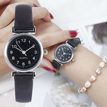 Load image into Gallery viewer, Women’s Casual Watch with Leather Band
